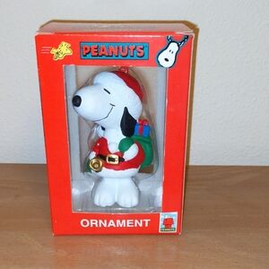 Snoopy Ornament As Santa Claus Bag of Toys Christmas Peanuts Gang New Kurt Adler